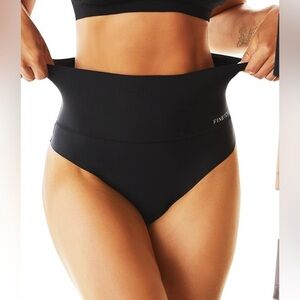 FINETOO Black High-Waisted Shapewear black & nude   XL